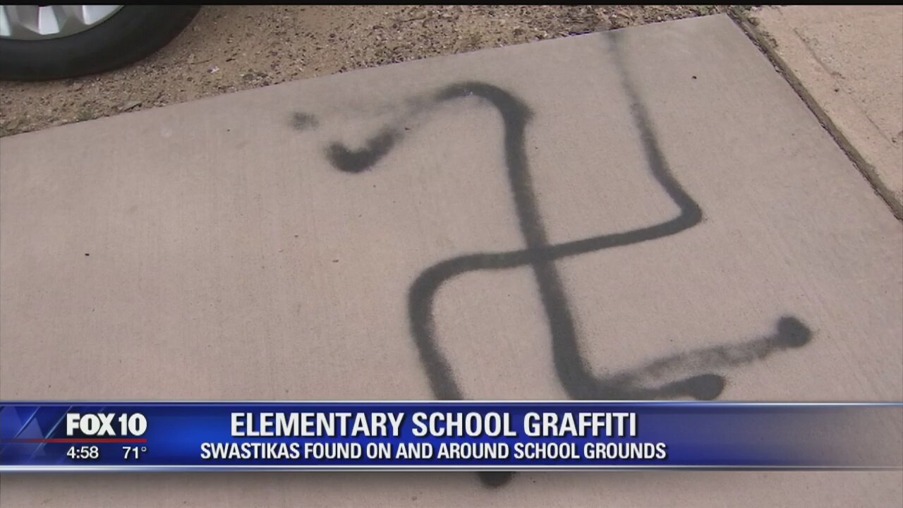 Police investigate hateful graffitis at Paradise Valley school