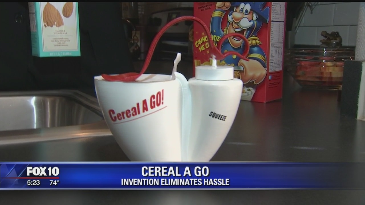 Retired Army paratrooper creates easier way to eat cereal