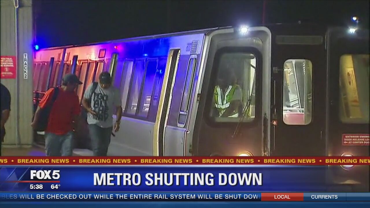 Local agencies scrambling after Metro announces 24-hour rail service shutdown