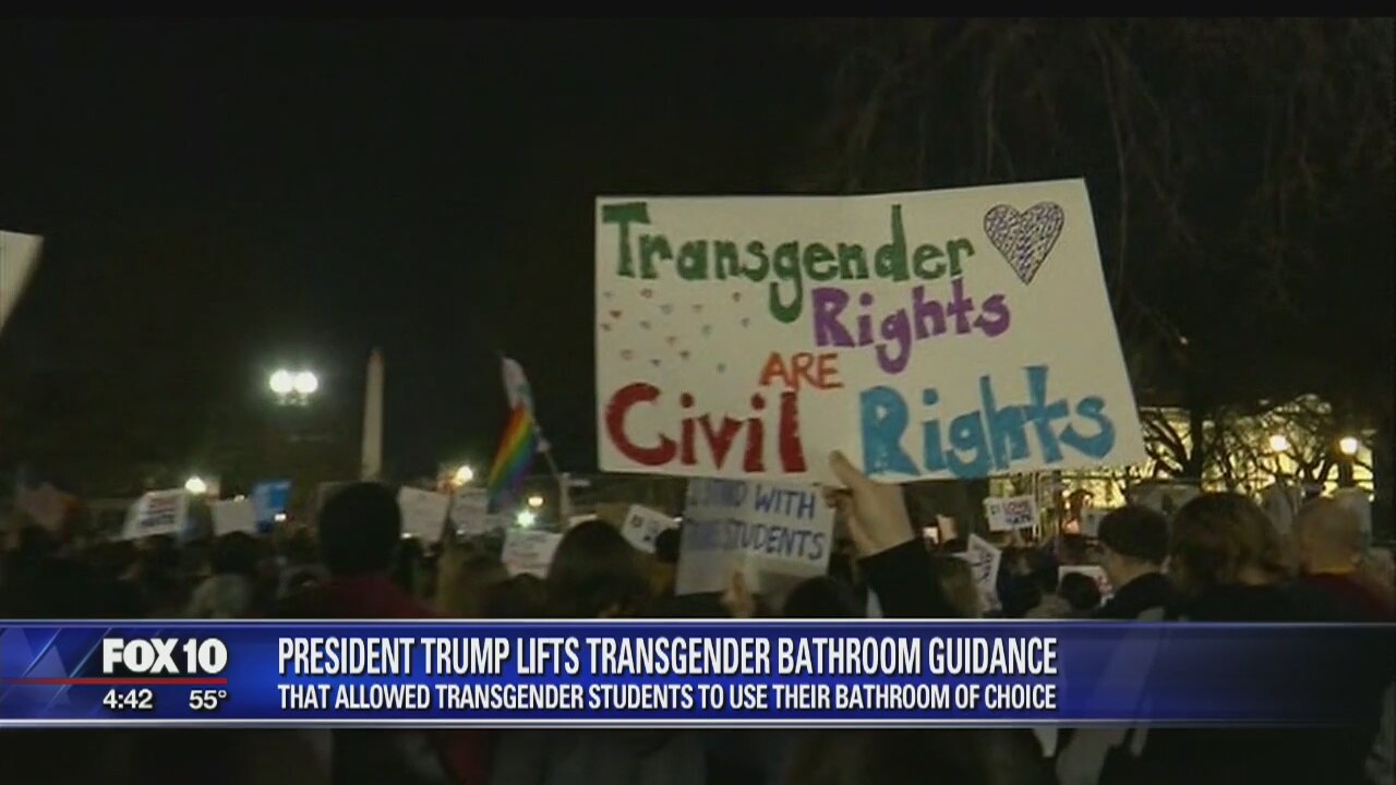 Trump administration lifts transgender bathroom guidance