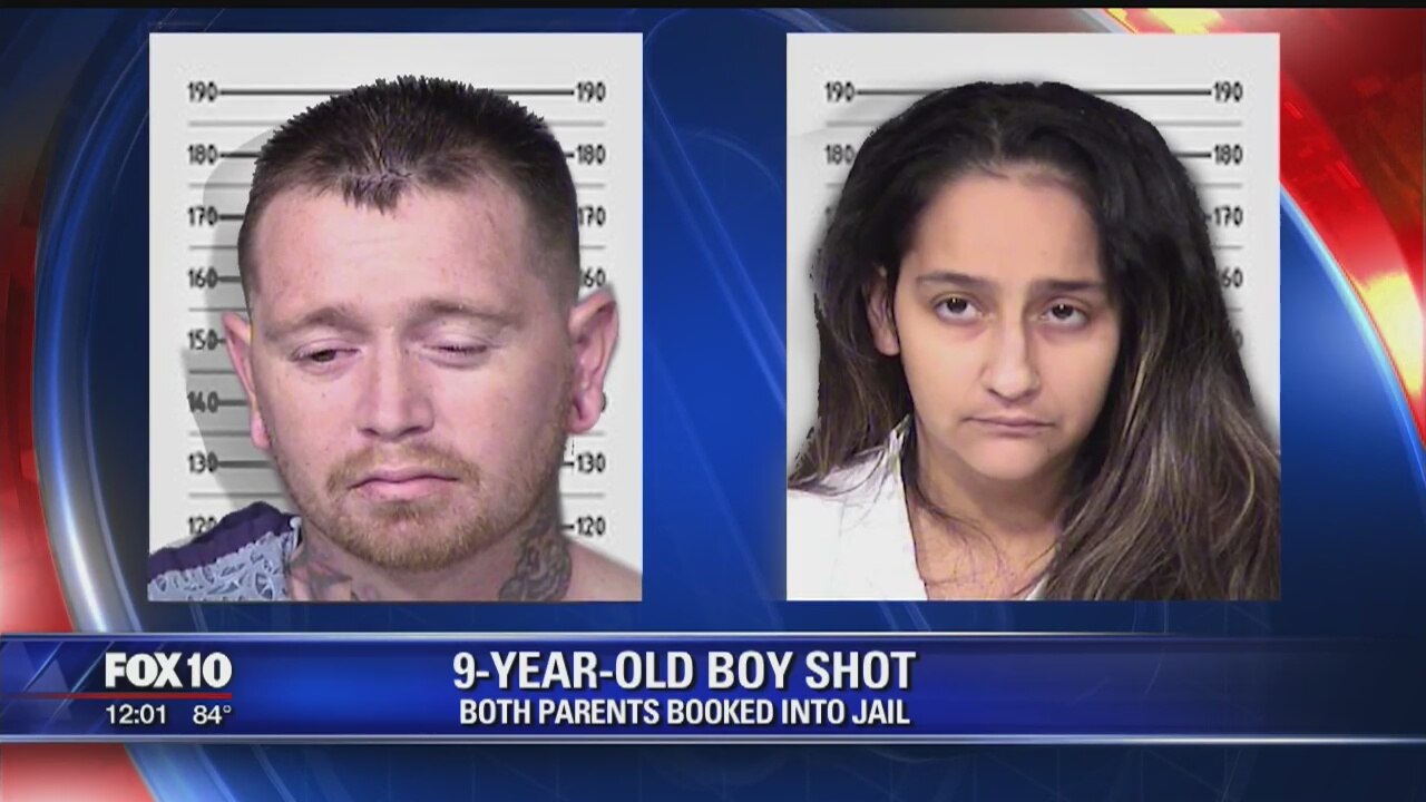 Phoenix police: Boy, 9, on life support following shooting; parents arrested