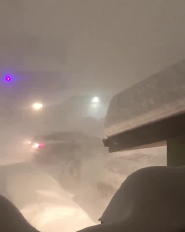Snow plows clear roads in the Sierra