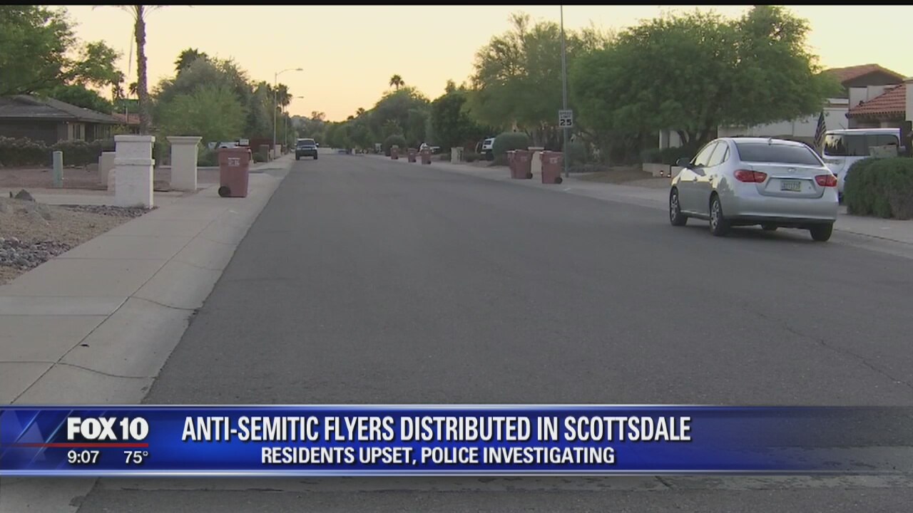 Neighborhood residents upset over Anti-Semitic flyers