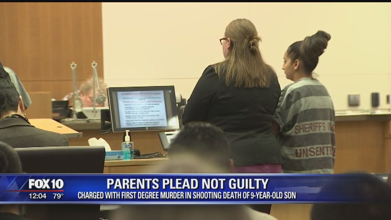 Parents accused of murder in 9-year-old's death plead not guilty