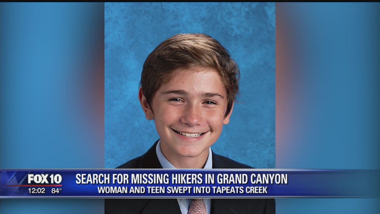 Crews search for hikers swept away in Grand Canyon creek