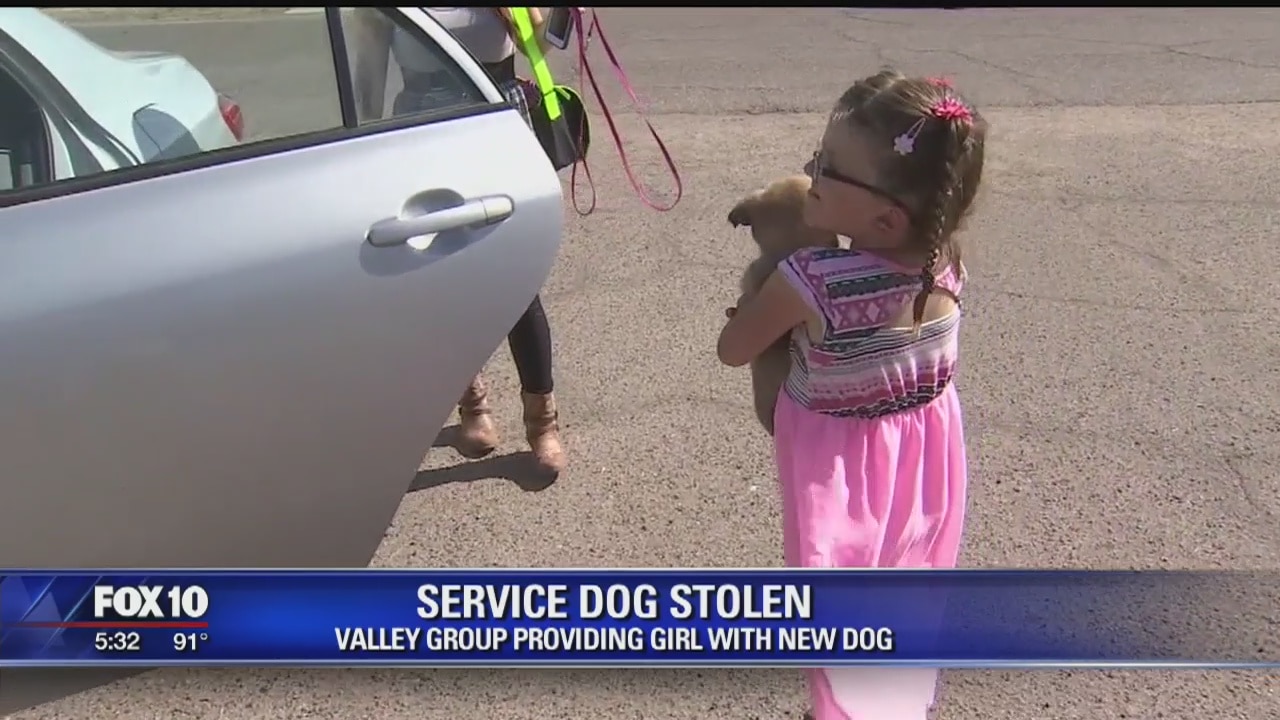 Valley group gives Autistic girl a new service dog