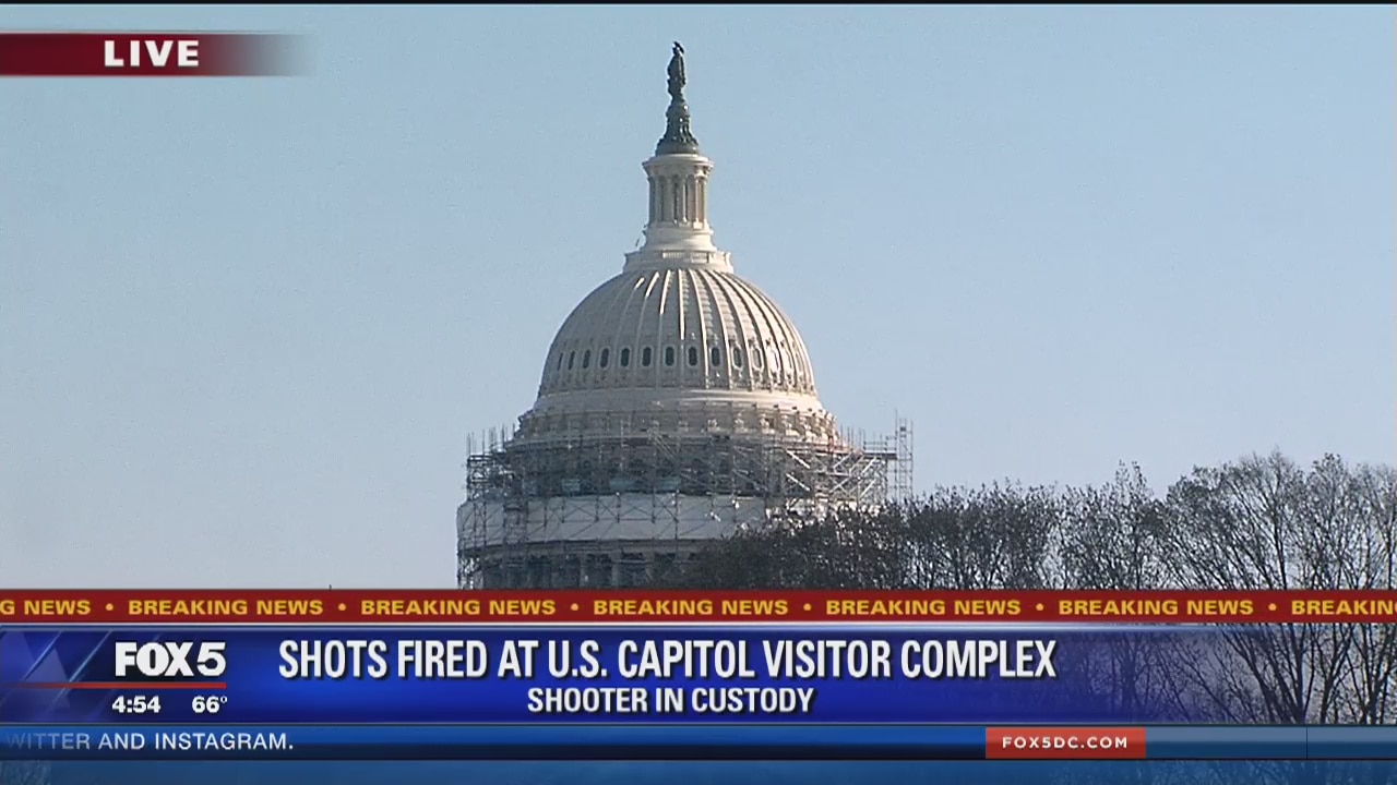 Police: Man shot after drawing gun at officers at US Capitol