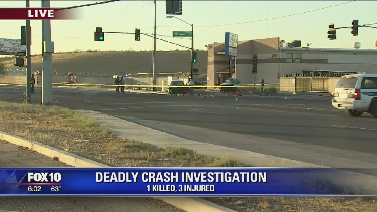 1 dead, 3 in critical condition after multi-car crash
