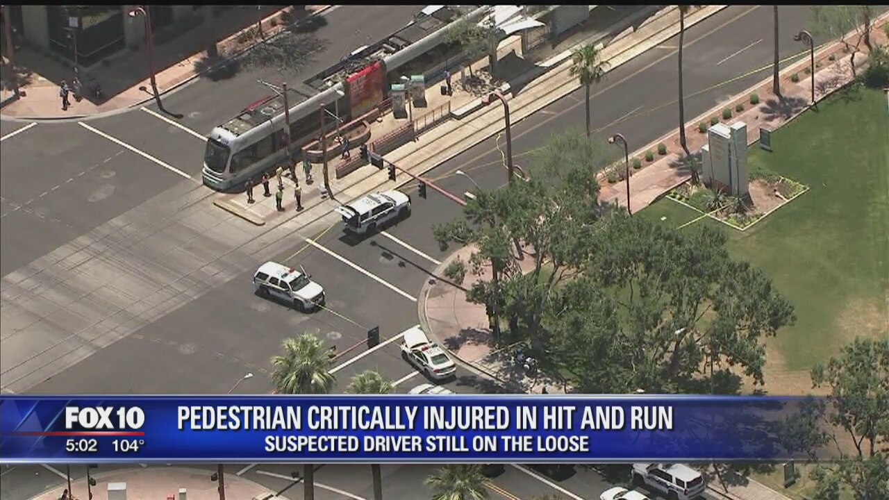 Man seriously hurt following hit-and-run incident in Phoenix