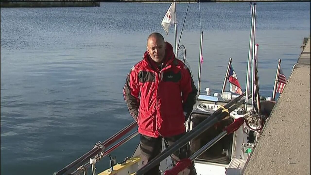 Transatlantic rower