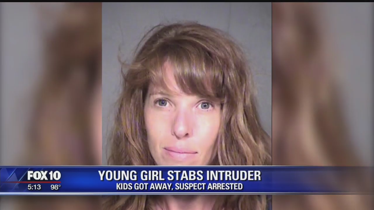 Stabbed Phoenix woman accused of breaking into home, via the doggy door