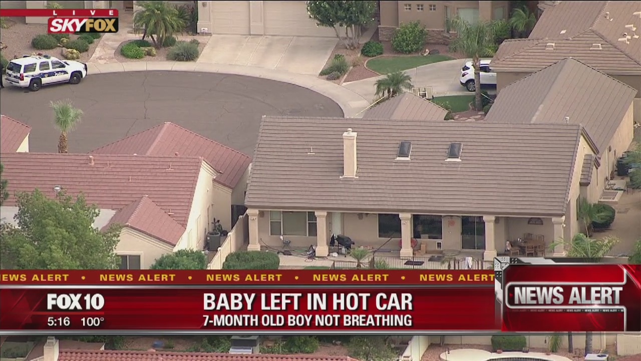 Phoenix FD: Seven-month-old found inside hot car is dead