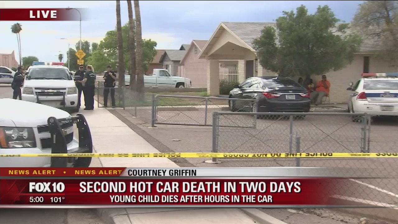 Phoenix FD: 1-year-old boy found dead in hot car in south Phoenix