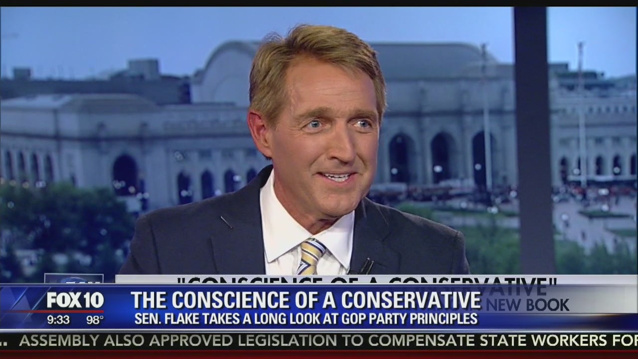 Sen. Jeff Flake reflects on Republican Party in new book
