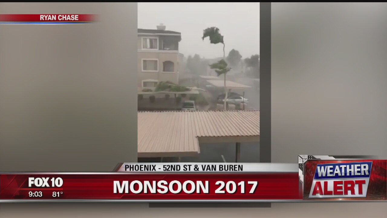 MONSOON 2017: storms wreak havoc on parts of Phoenix and other Valley cities