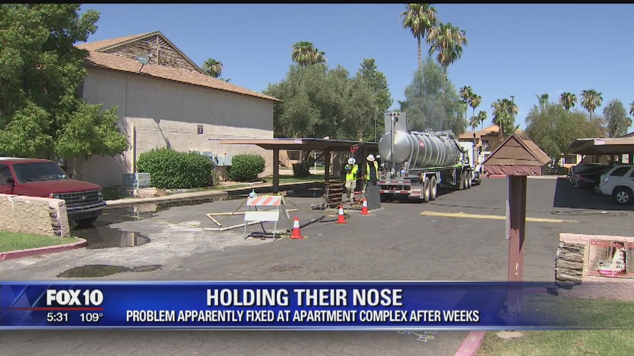 Sewage leak apparently fixed for West Valley apartment
