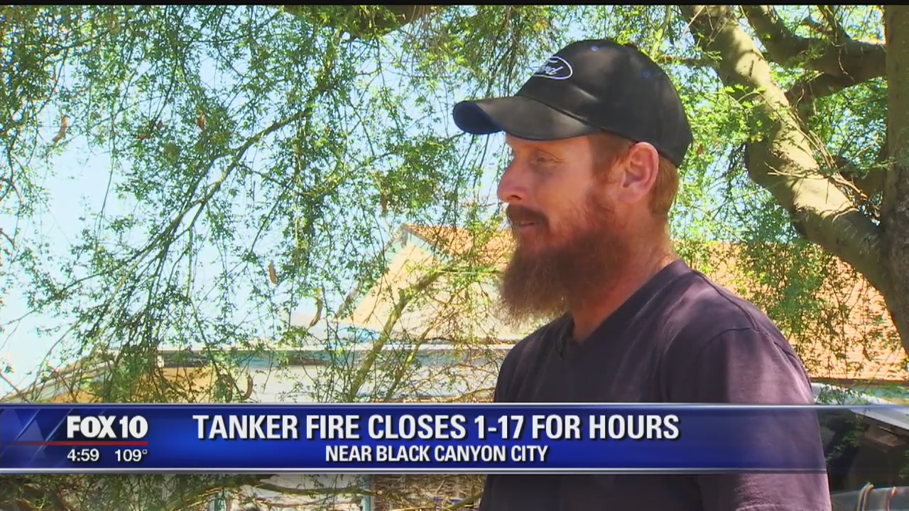 Man speaks after spending hours stuck on Interstate 17