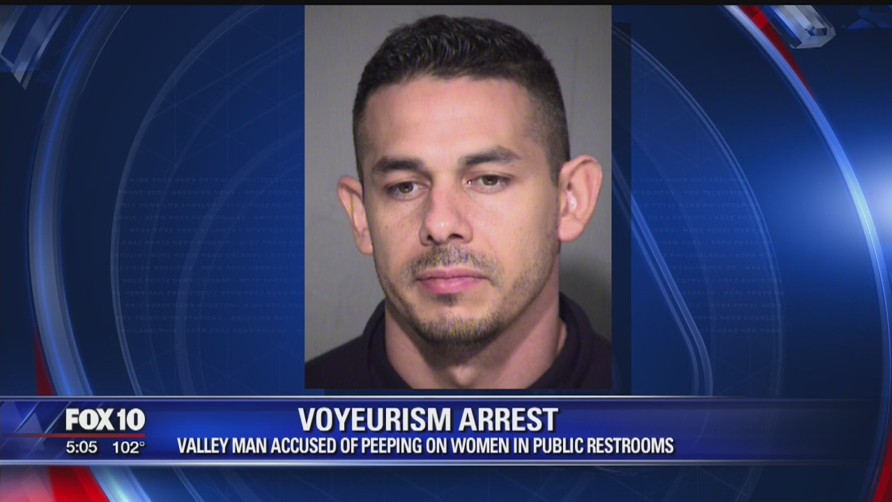 Man arrested on voyeurism charges in Phoenix