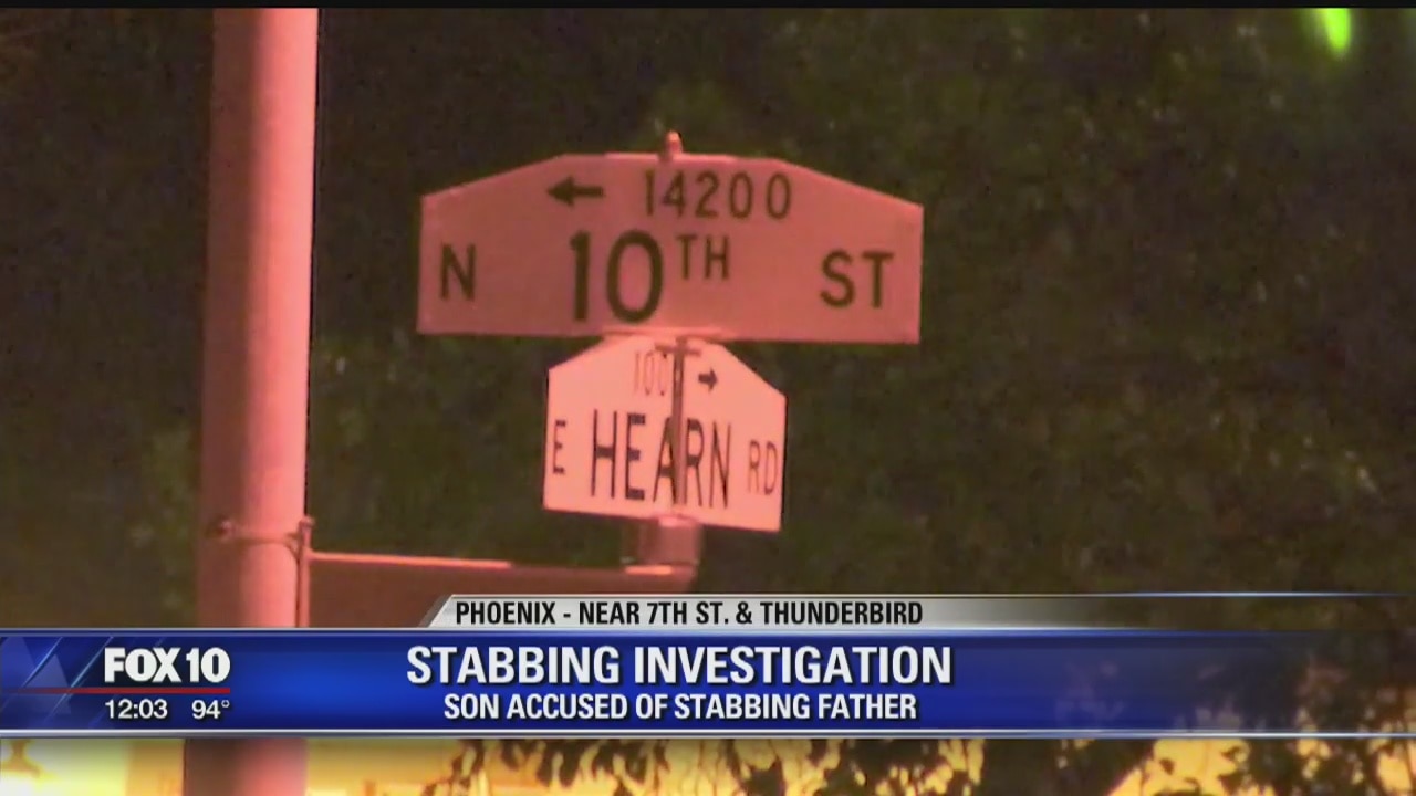 Police: Off-duty Phoenix police officer stabbed by son