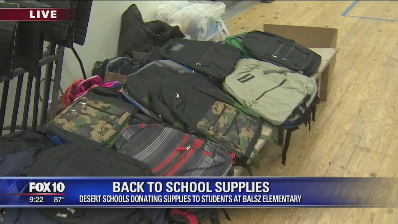 Valley elementary students get much needed school supplies