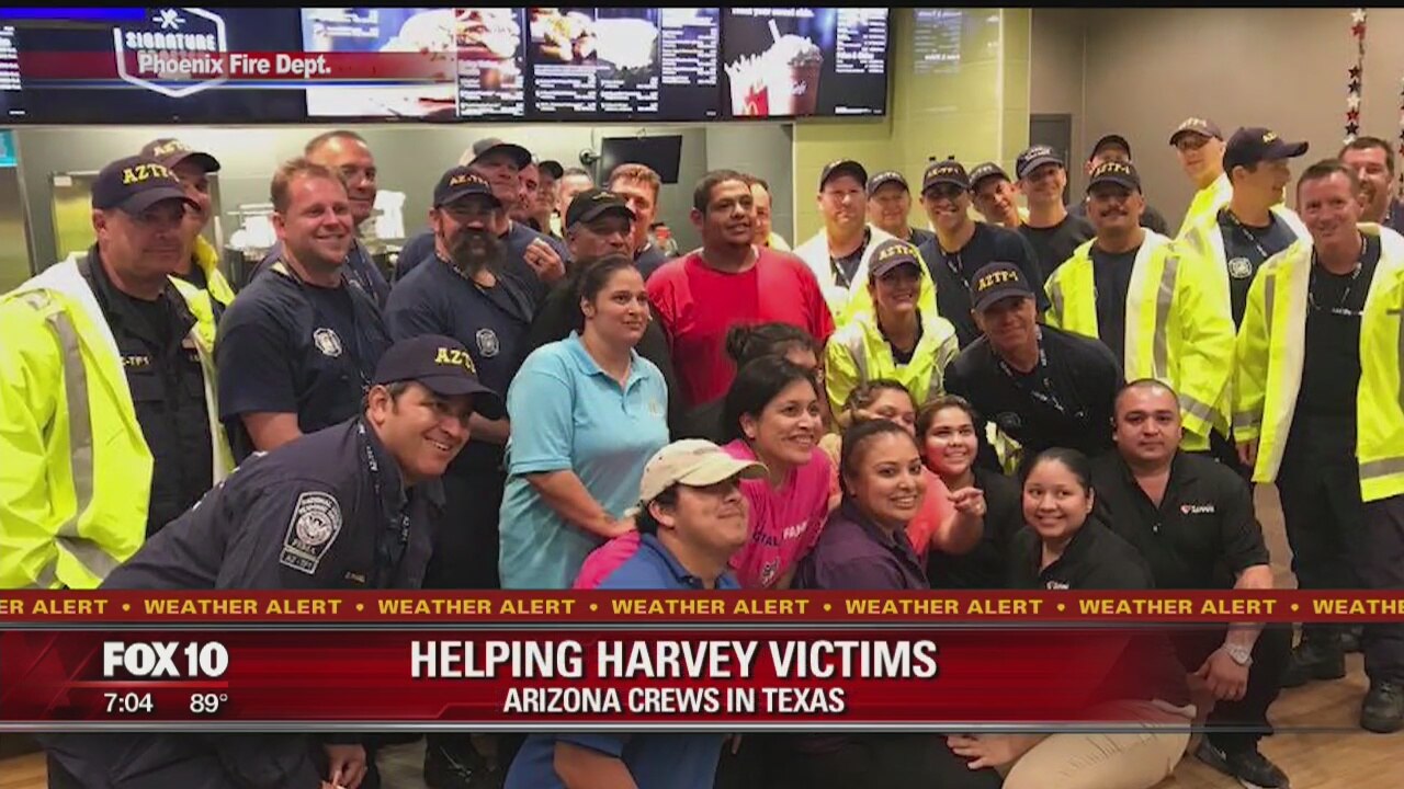 Arizona first responders in Texas to help with Harvey rescue efforts