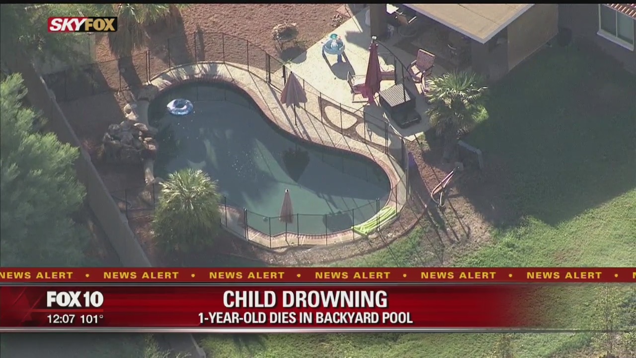 1-year-old dies after being pulled from Peoria pool