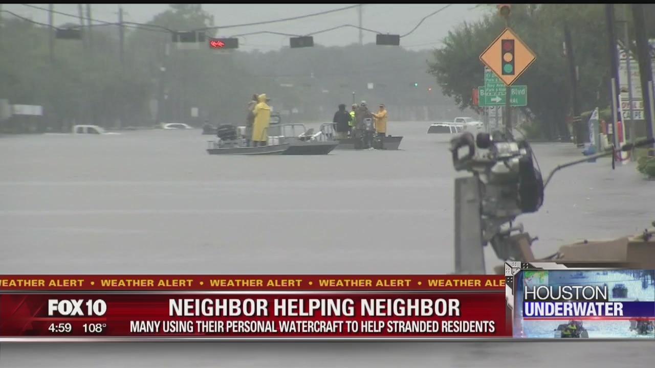 Curfew declared as Harvey's impact continues to be felt