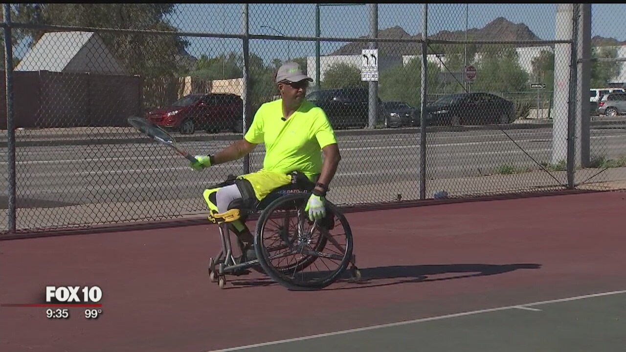 HANDI-CAPABLE: Navy vet rebounds from debilitating injury with tennis