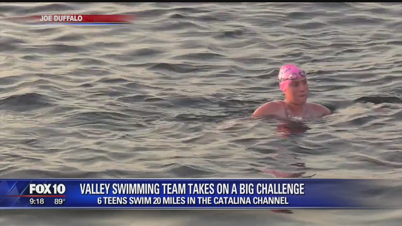 Valley swim team tackles big, cold swimming challenge