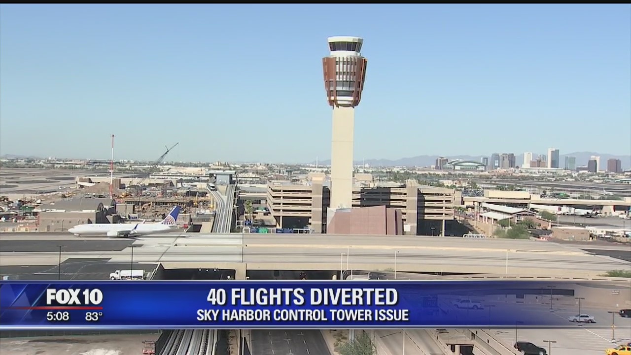 Planes diverted, flights delayed after air traffic control tower evacuated at Sky Harbor Airport