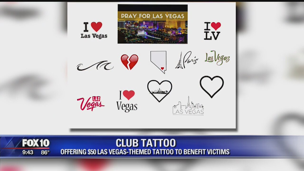Club Tattoo offering $50 Vegas-themed tattoos