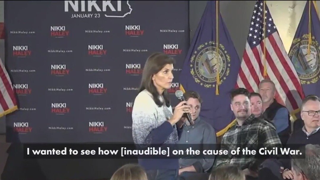 Presidential hopeful Nikki Haley addresses backlash over civil war comments