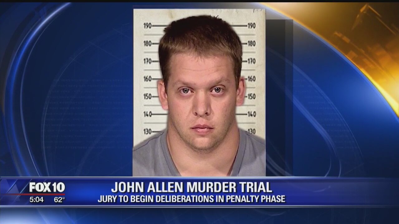 Jury decides on death penalty in Phoenix man's murder trial