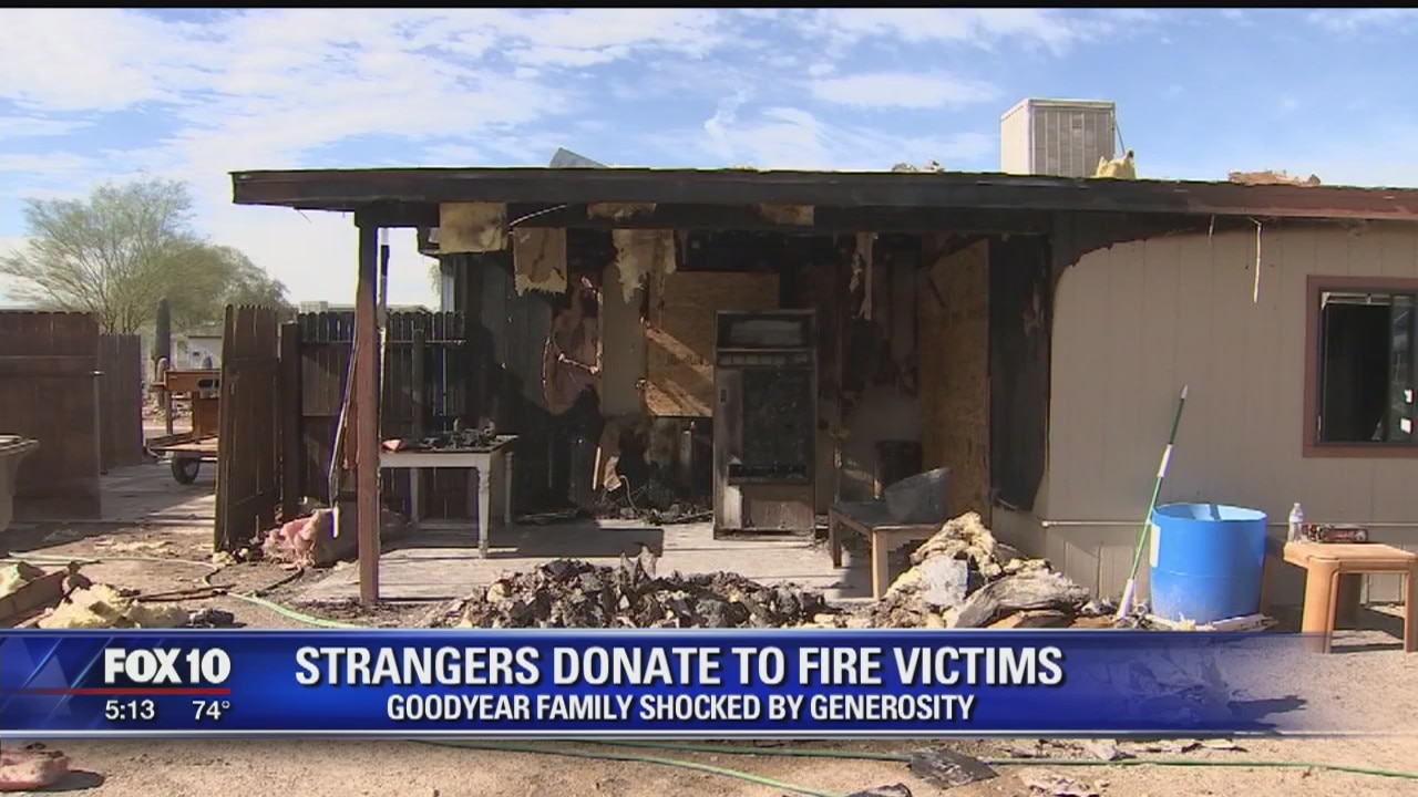 House fire victims astonished by community's generosity
