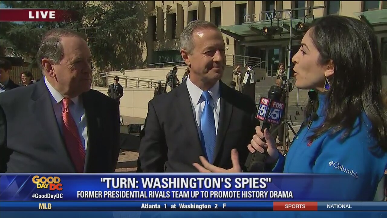 Former presidential rivals team up to promote history drama