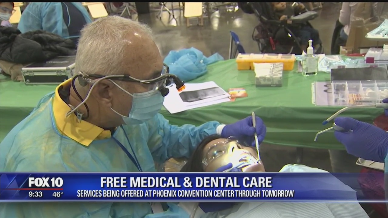 Free medical, dental care services offered at Phoenix Convention Center