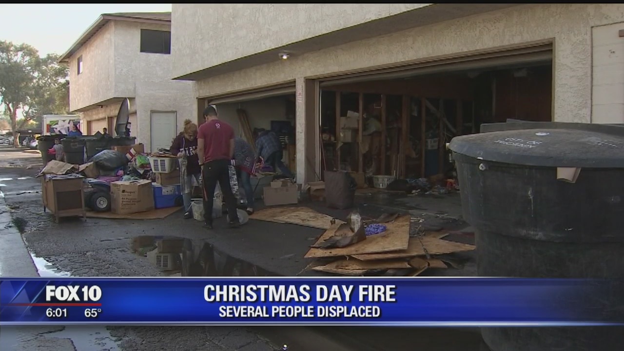 About a dozen people displaced, following apartment fire in North Phoenix