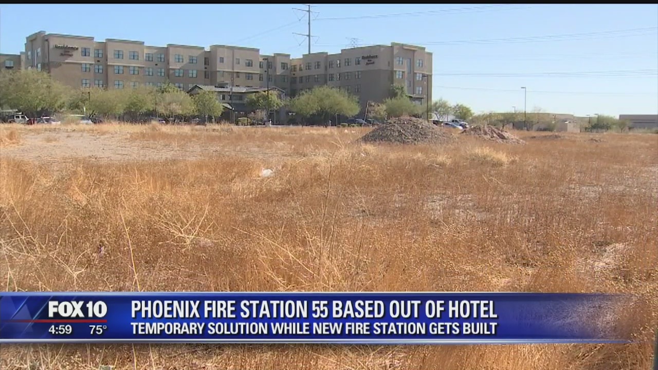 Temporary Phoenix fire station to help improve response time in North Phoenix community