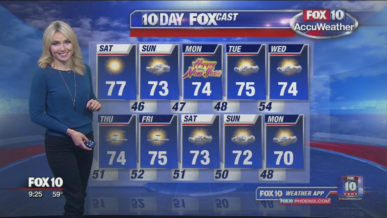 9pm Weather Forecast - 12/29/17