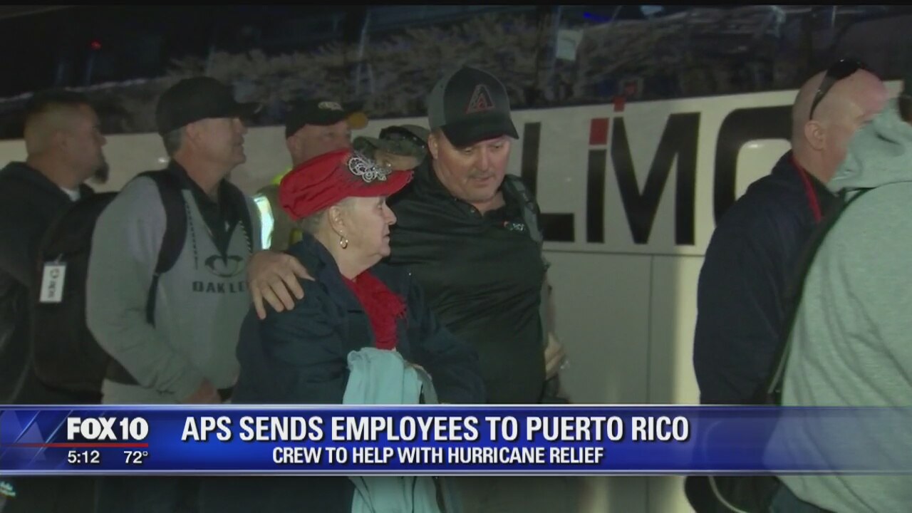 APS employees head to Puerto Rico to help restore power after Hurricane Maria