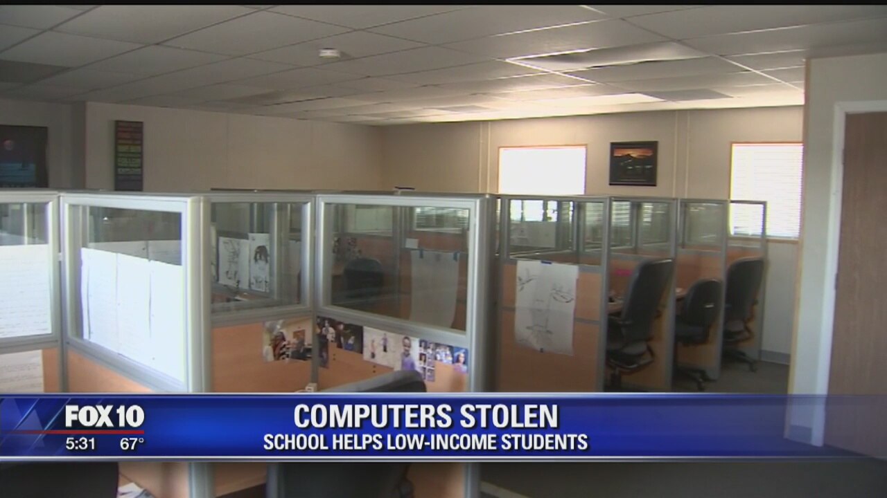 Computers stolen from school that helps low-income students