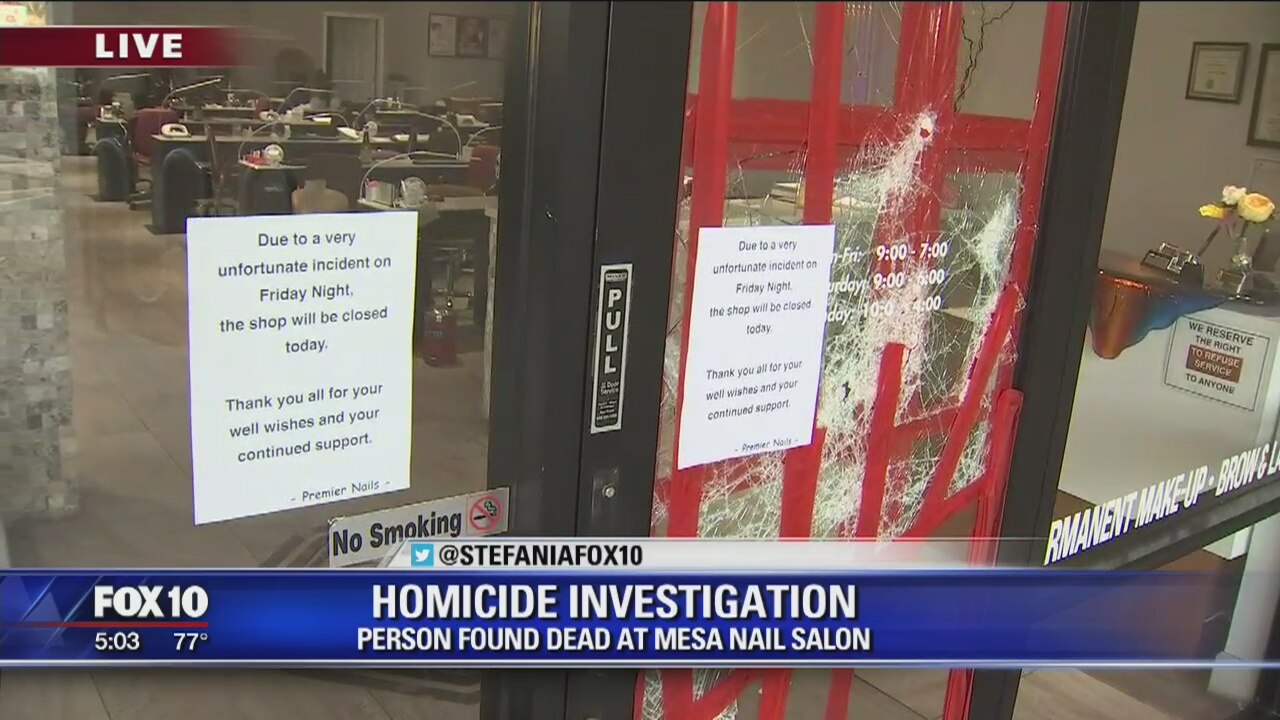Police investigating stabbing report find dead body in salon