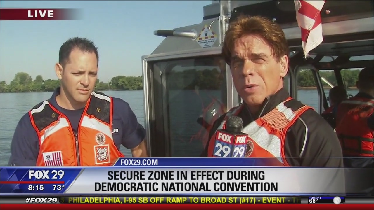 Coast Guard explains DNC security restrictions on the water