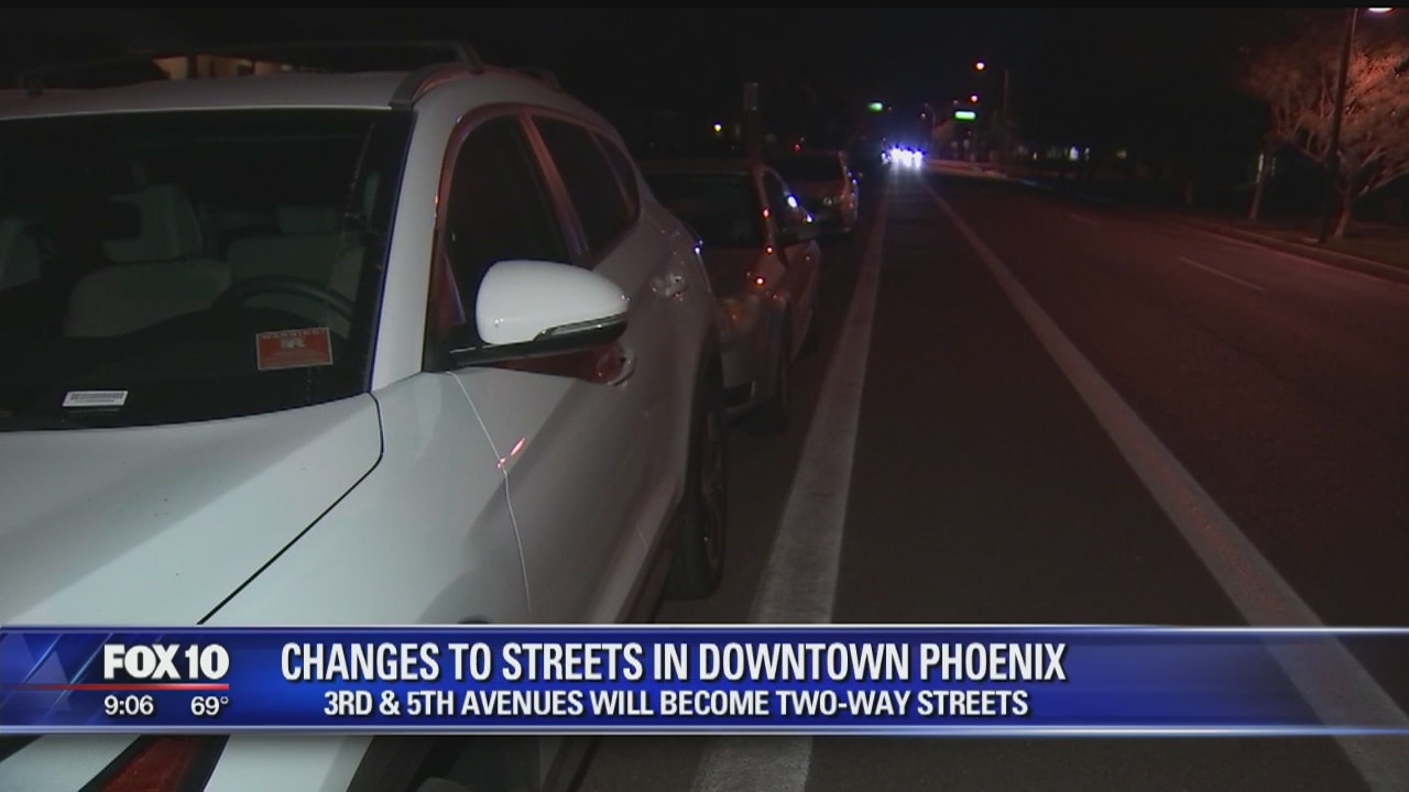Changes coming to 3rd, 5th Avenues in Downtown Phoenix