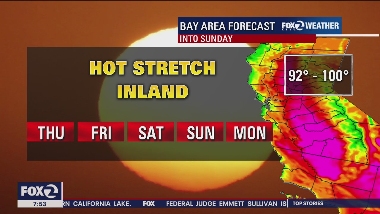 Forecast: Hot stretch continues into weekend