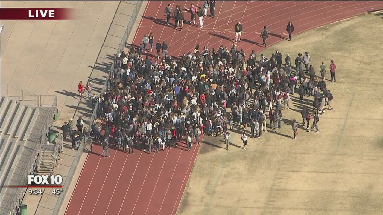 Gilbert high school students walk out in protest of gun violence