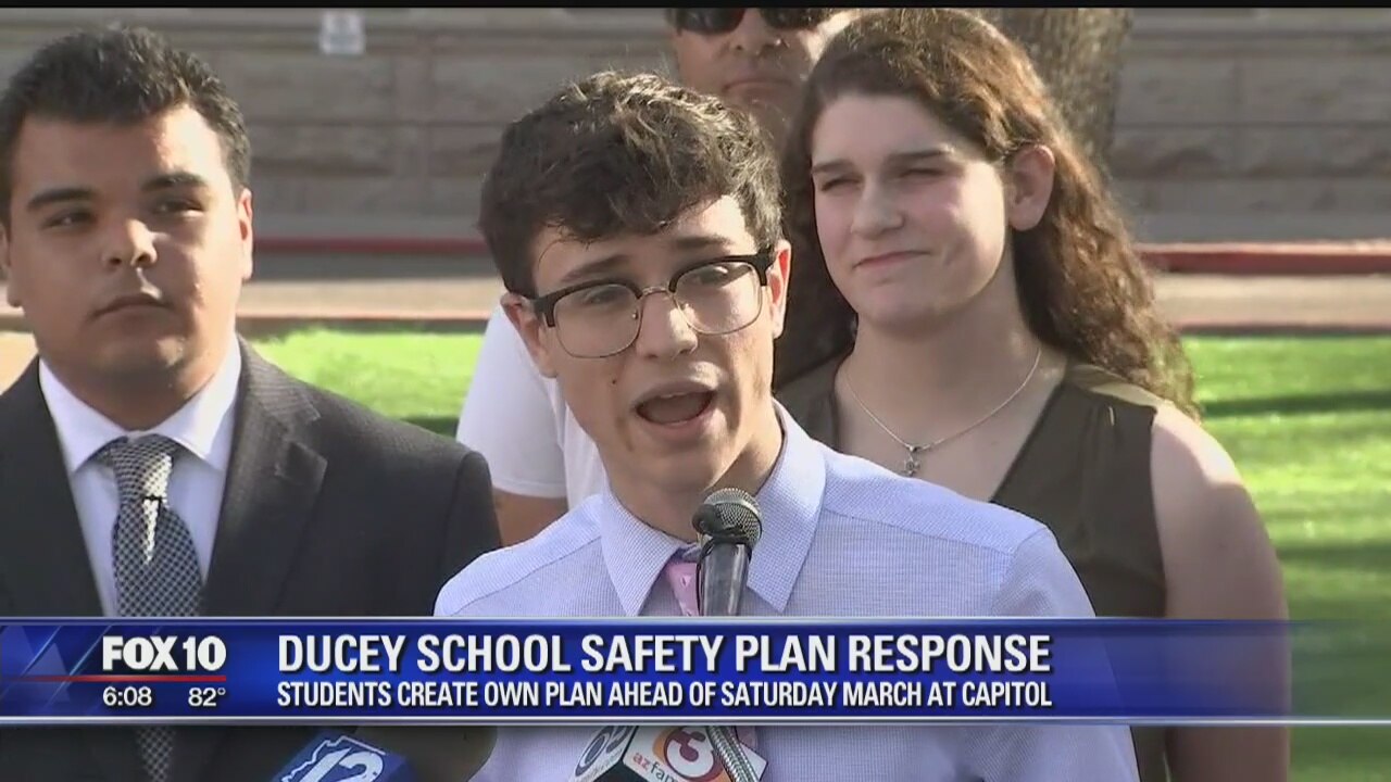 Teen activists speak out against Gov. Ducey's school safety plan