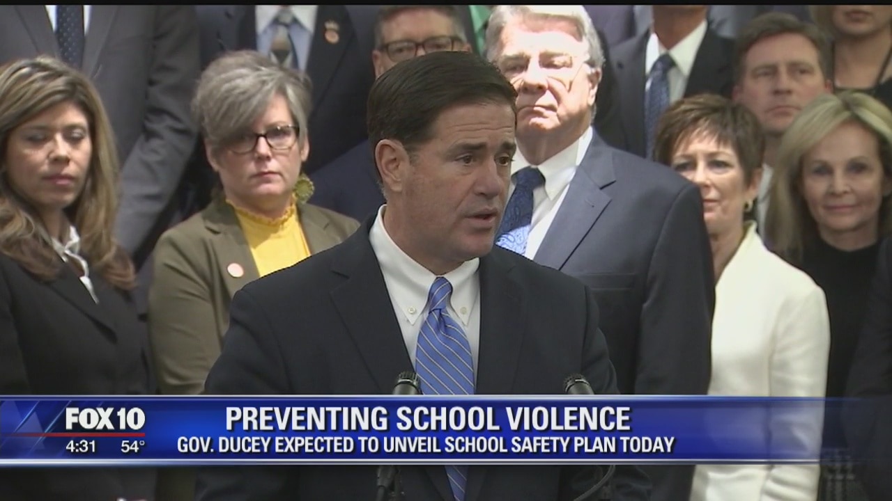 Arizona Gov. Doug Ducey to roll out school safety package