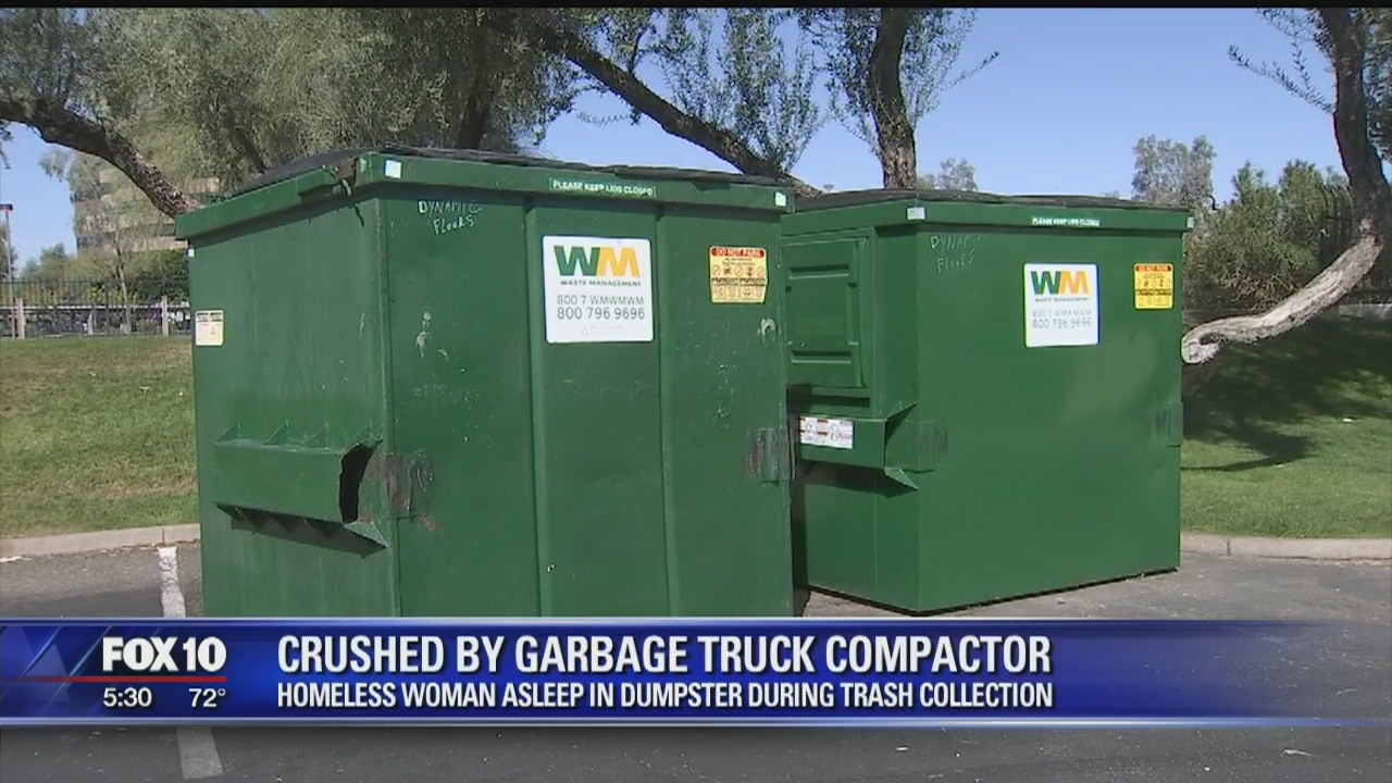 Woman critically injured after being rescued from garbage truck