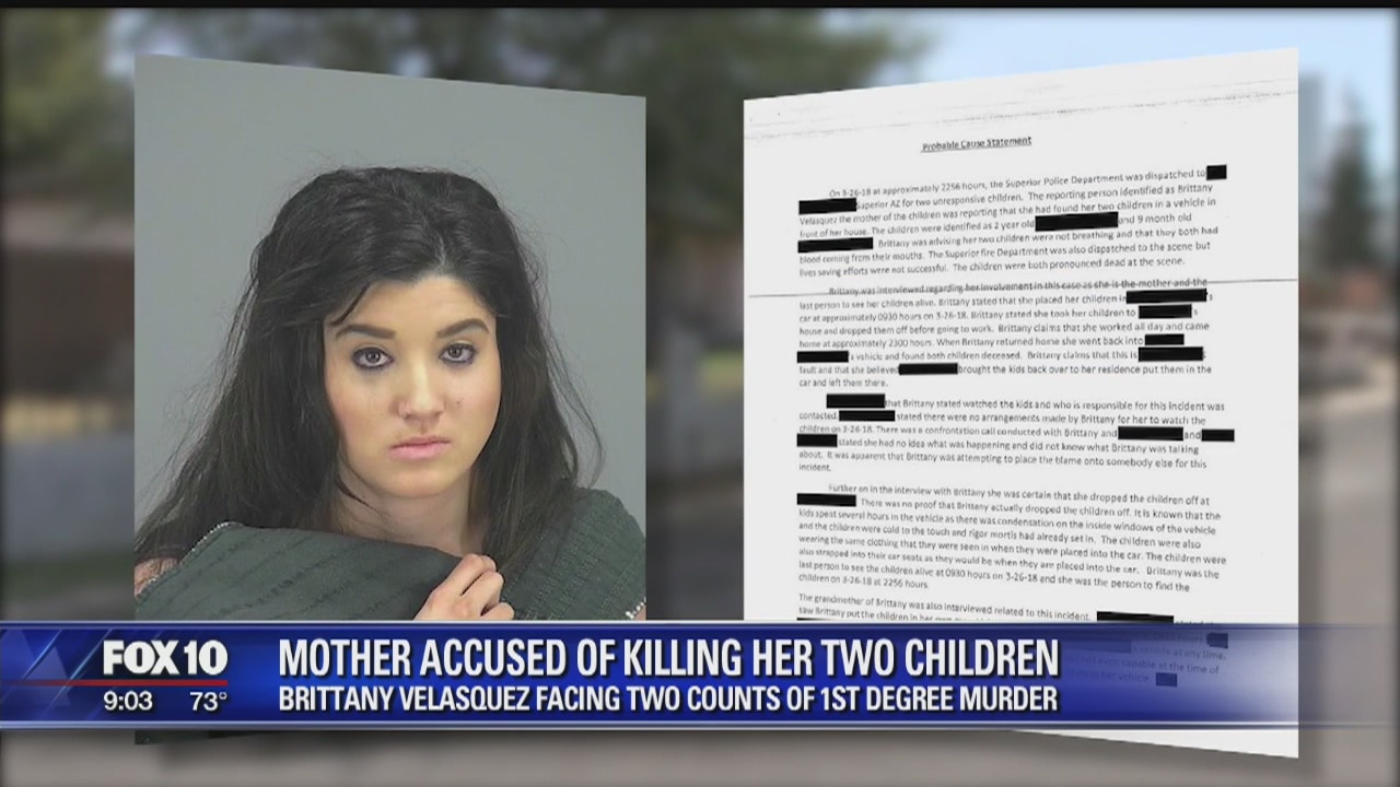 Documents show mother accused of killing her children tried to blame someone else for their deaths